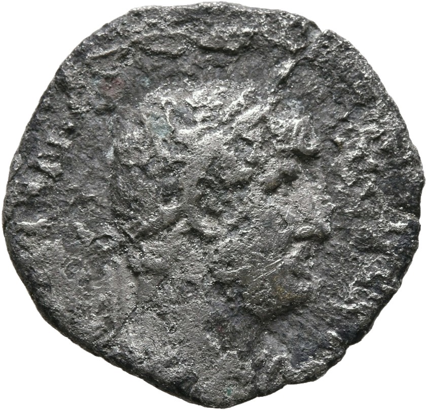 RIC II, Part 3 (second edition) Hadrian 714 Hadrian obverse, Head of Hadrian, laureate, right