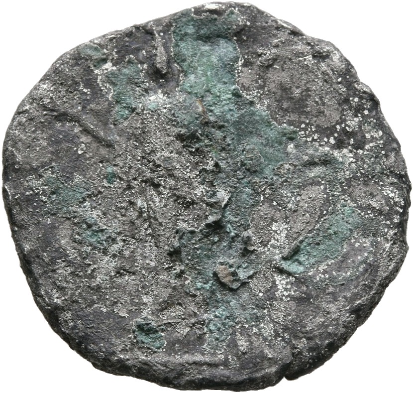 RIC II, Part 3 (second edition) Hadrian 714 Hadrian reverse, Spes advancing left, holding flower and lifting robe