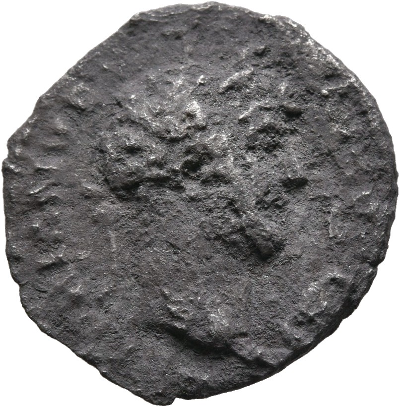 RIC II, Part 3 (second edition) Hadrian 716 Hadrian obverse, Head of Hadrian, laureate, right