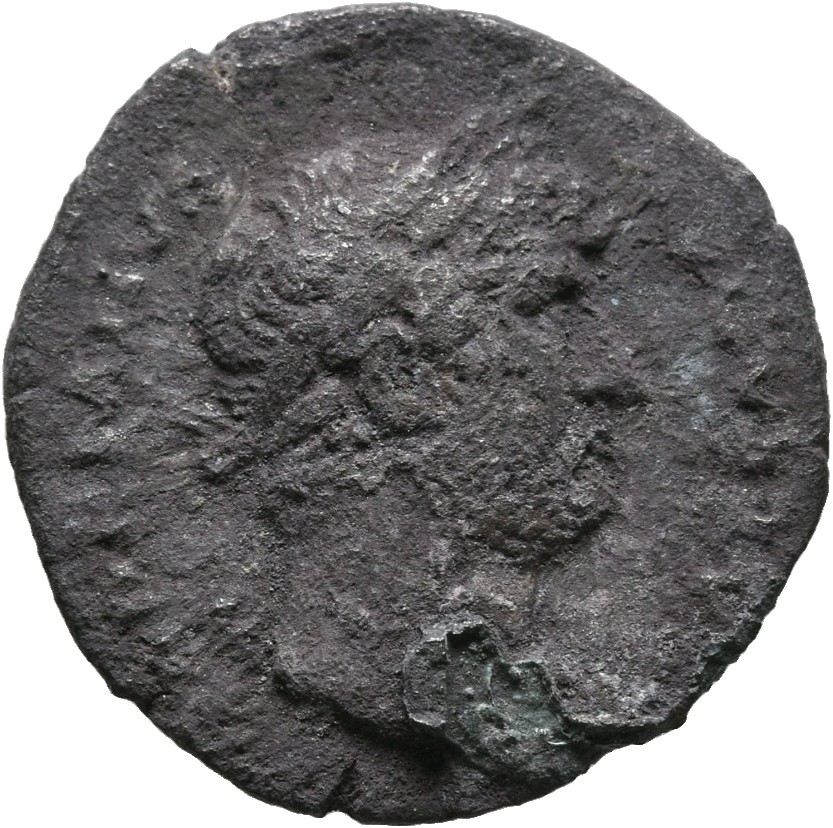 RIC II, Part 3 (second edition) Hadrian 720 Hadrian obverse, Head of Hadrian, laureate, right