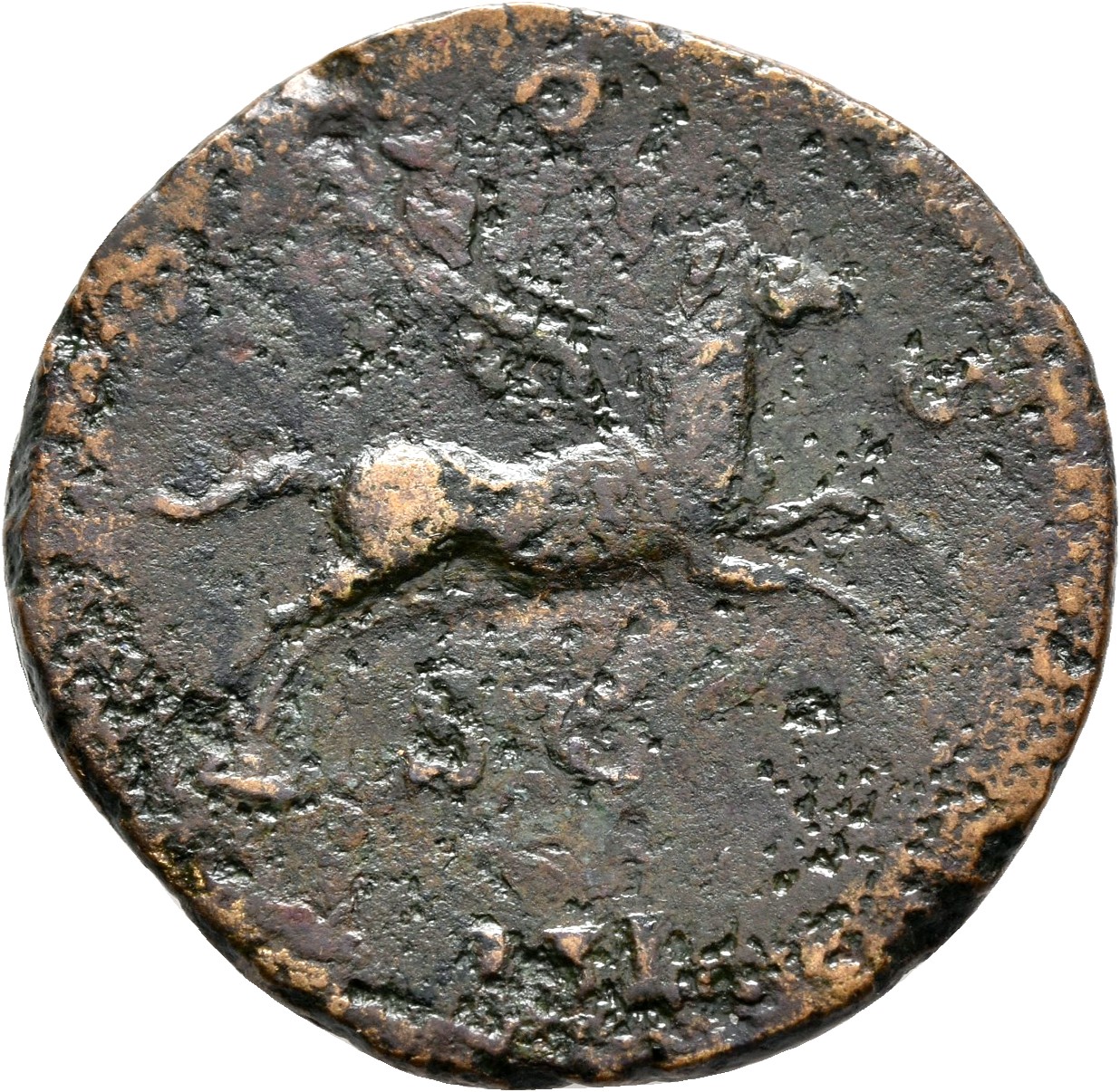 RIC II, Part 3 (second edition) Hadrian 746 Hadrian reverse, Pegasus, right
