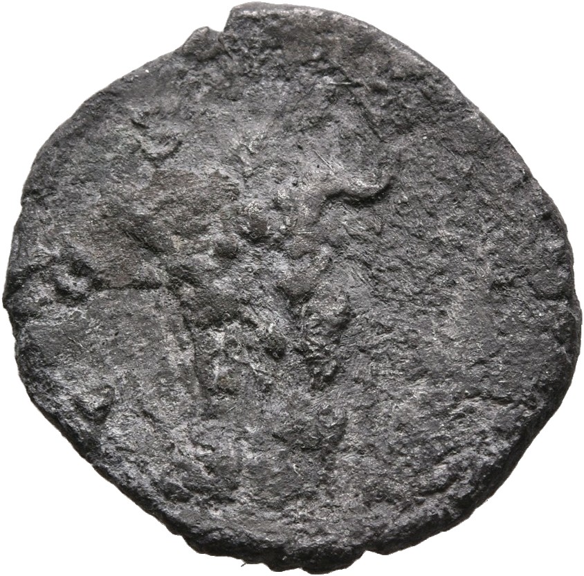 RIC II, Part 3 (second edition) Hadrian 793 Hadrian reverse, Neptune standing left, resting foot on globe, holding acrosto...
