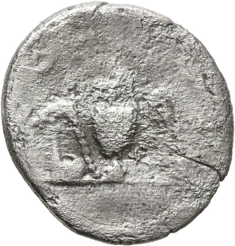 RIC II, Part 3 (second edition) Hadrian 801 Hadrian reverse, Simplum, sprinkler, jug, and lituus