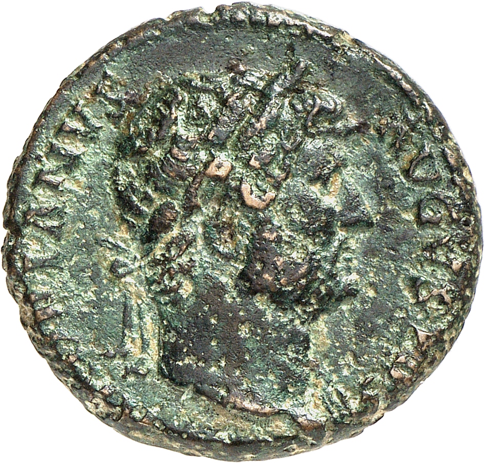 RIC II, Part 3 (second edition) Hadrian 815 Hadrian obverse, Head of Hadrian, laureate, right