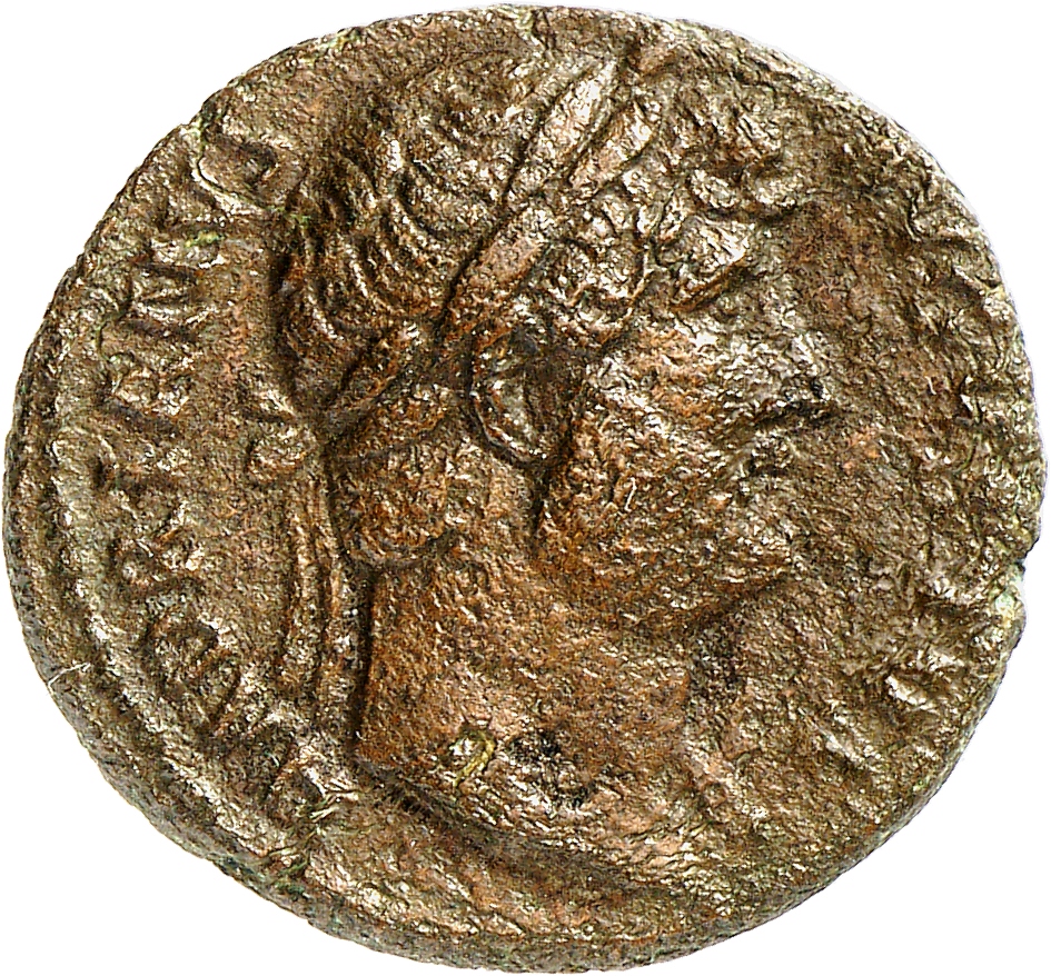 RIC II, Part 3 (second edition) Hadrian 820 Hadrian obverse, Head of Hadrian, laureate, right