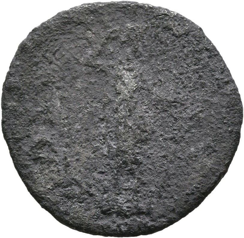RIC II, Part 3 (second edition) Hadrian 848 Hadrian reverse, Victory, naked to waist, standing facing, head right, crownin...