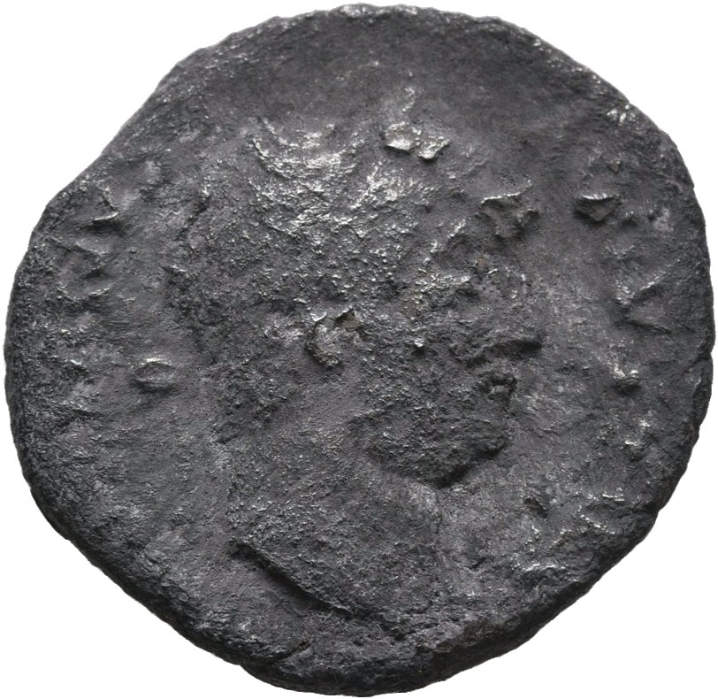 RIC II, Part 3 (second edition) Hadrian 850 Hadrian obverse, Head of Hadrian, laureate, right