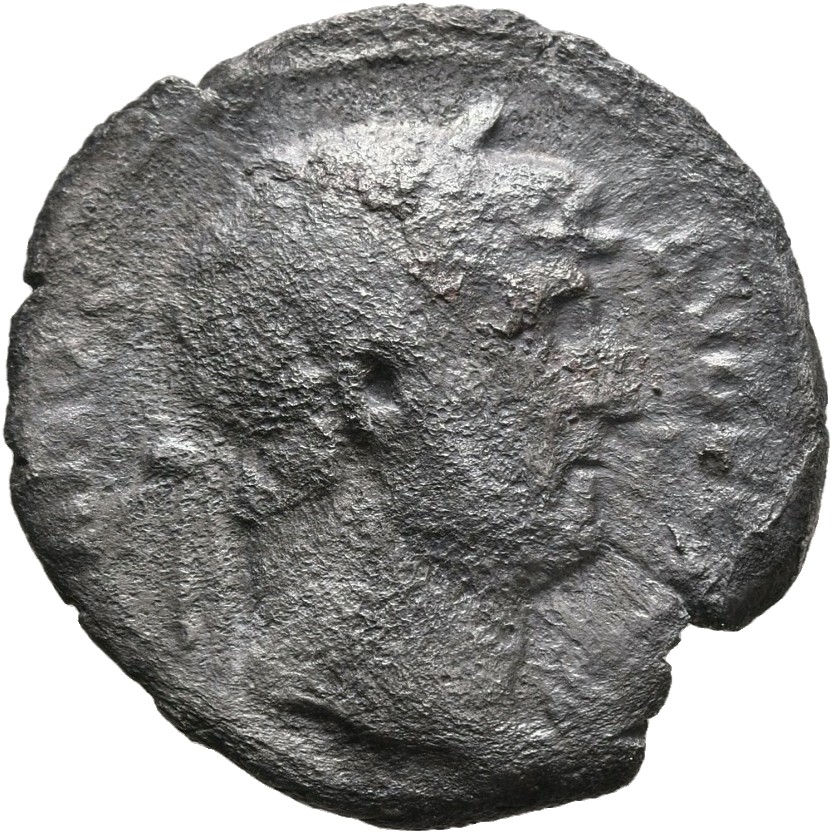 RIC II, Part 3 (second edition) Hadrian 854 Hadrian obverse, Head of Hadrian, laureate, right