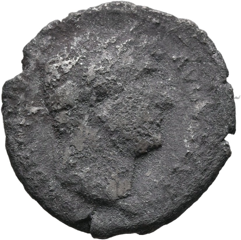 RIC II, Part 3 (second edition) Hadrian 855 Hadrian obverse, Head of Hadrian, laureate, right