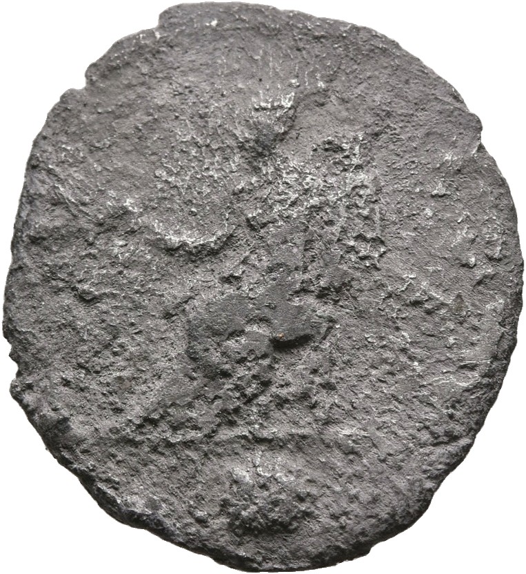 RIC II, Part 3 (second edition) Hadrian 859 Hadrian reverse, Victory, seated left, holding wreath and palm