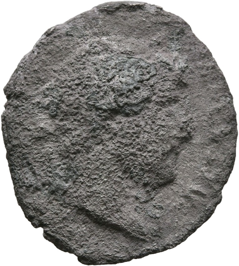 RIC II, Part 3 (second edition) Hadrian 859 Hadrian obverse, Head of Hadrian, laureate, right