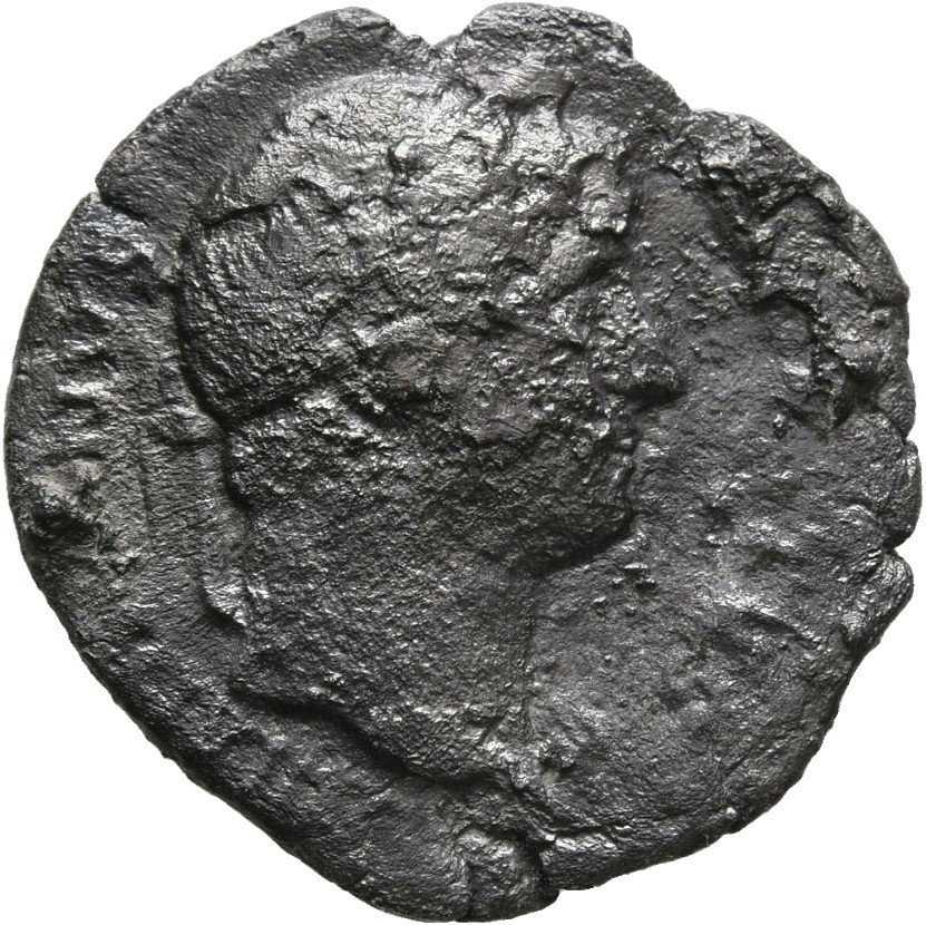RIC II, Part 3 (second edition) Hadrian 861 Hadrian obverse, Head of Hadrian, laureate, right