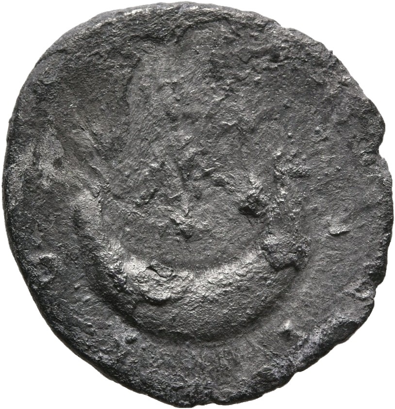 RIC II, Part 3 (second edition) Hadrian 864 Hadrian reverse, Star within crescent