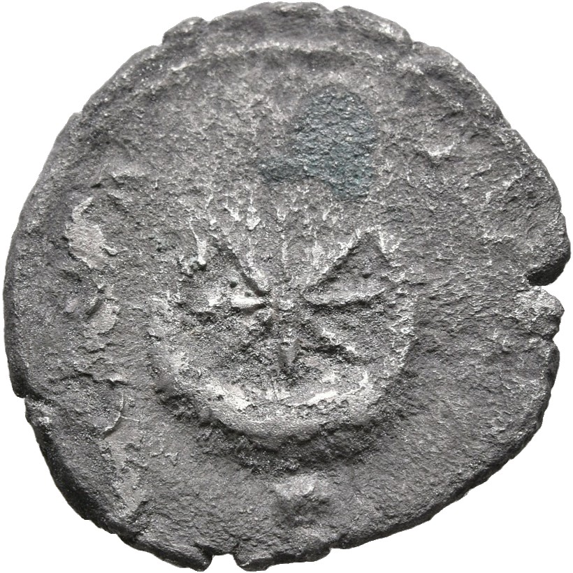 RIC II, Part 3 (second edition) Hadrian 865 Hadrian reverse, Star within crescent