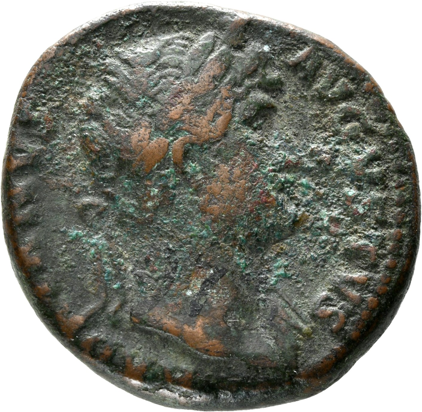 RIC II, Part 3 (second edition) Hadrian 868 Hadrian obverse, Head of Hadrian, laureate, right