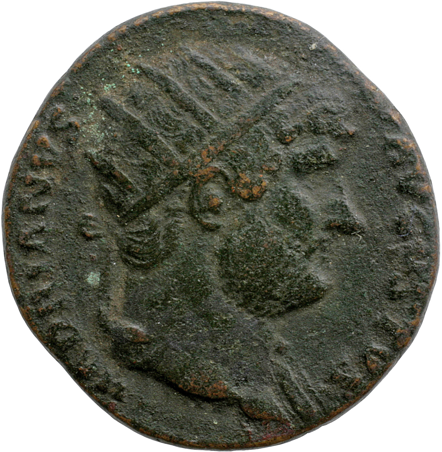 RIC II, Part 3 (second edition) Hadrian 878 Hadrian obverse, Bust of Hadrian, laureate, draped, right, viewed from rear or...