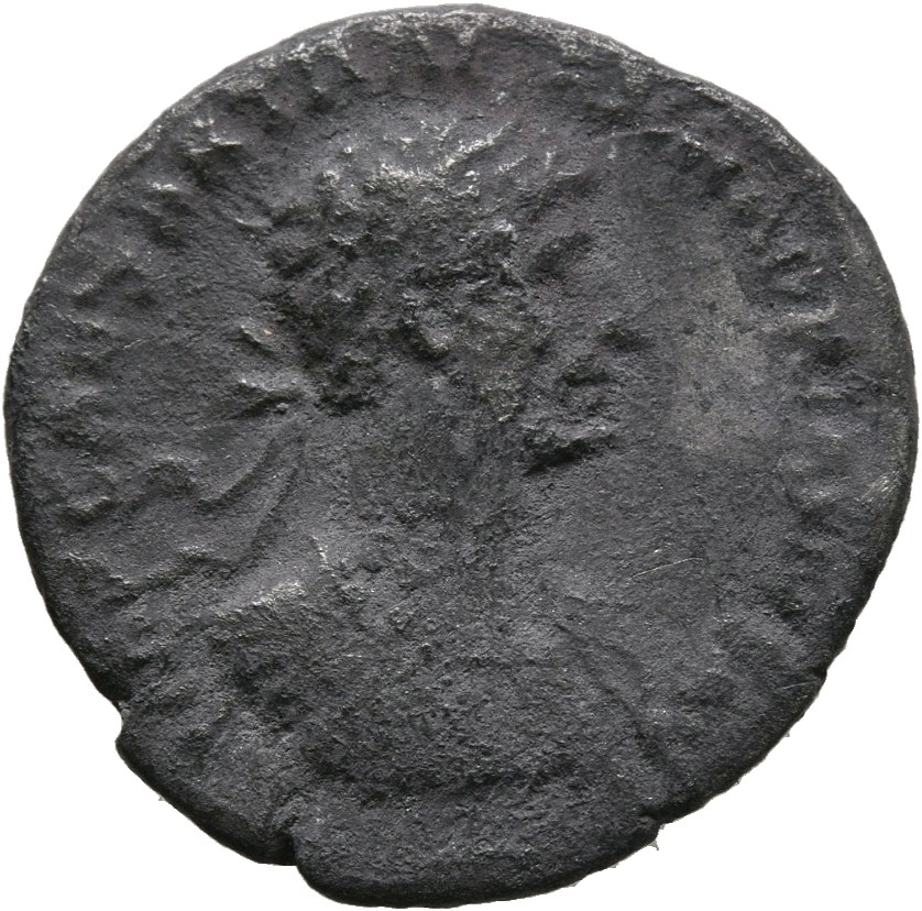 RIC II, Part 3 (second edition) Hadrian 88 Hadrian obverse, Bust of Hadrian, laureate, bare chest, traces of drapery on fa...