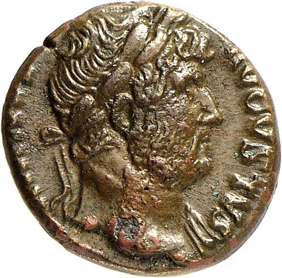 RIC II, Part 3 (second edition) Hadrian 893 Hadrian obverse, Head of Hadrian, laureate, right