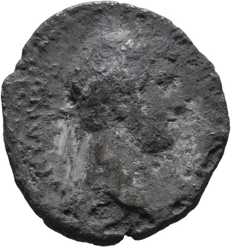 RIC II, Part 3 (second edition) Hadrian 911 Hadrian obverse, Head of Hadrian, laureate, right