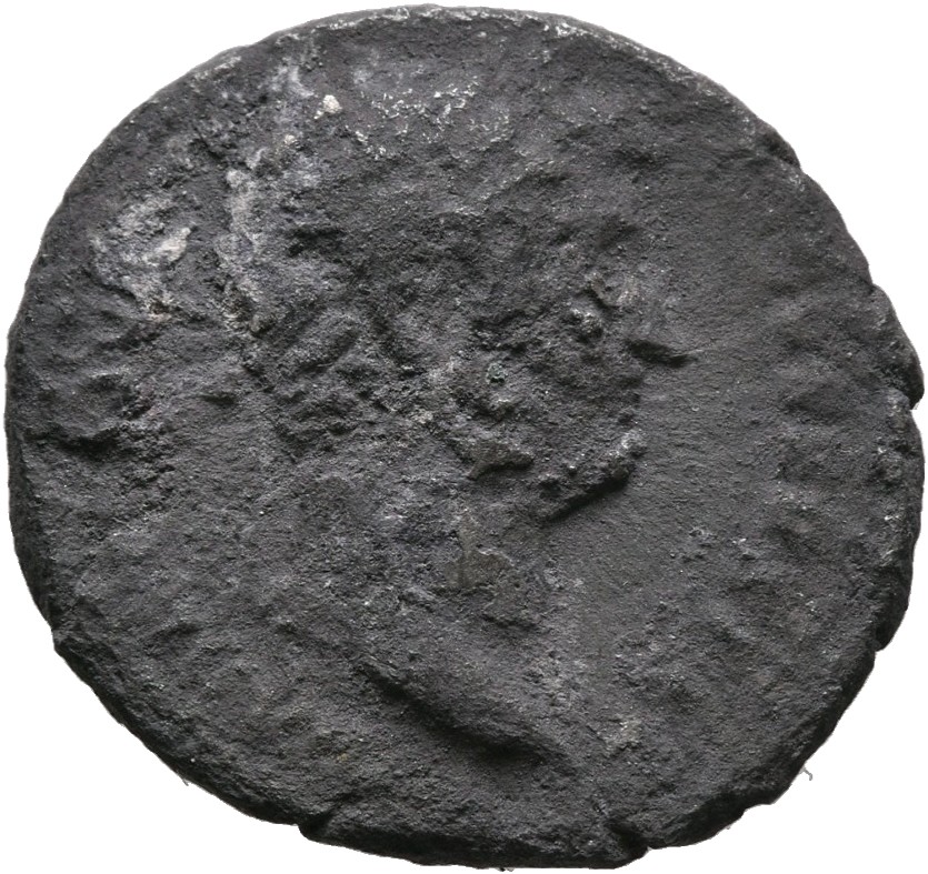 RIC II, Part 3 (second edition) Hadrian 943 Hadrian obverse, Head of Hadrian, laureate, right