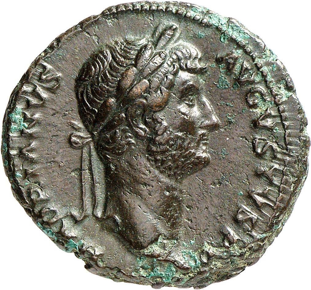 RIC II, Part 3 (second edition) Hadrian 975 Hadrian obverse, Head of Hadrian, laureate, right