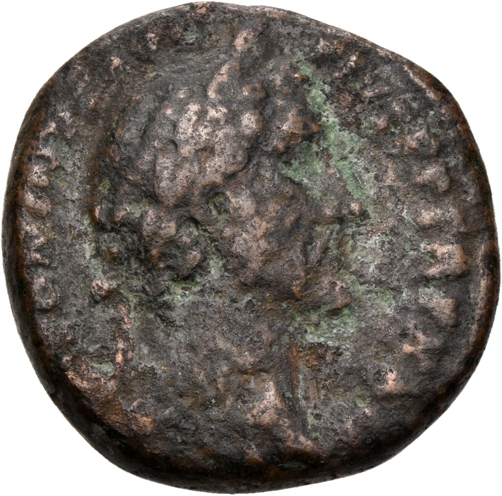 RIC III Antoninus Pius 1022A Antoninus Pius obverse, Head of Antoninus Pius, laureate, right