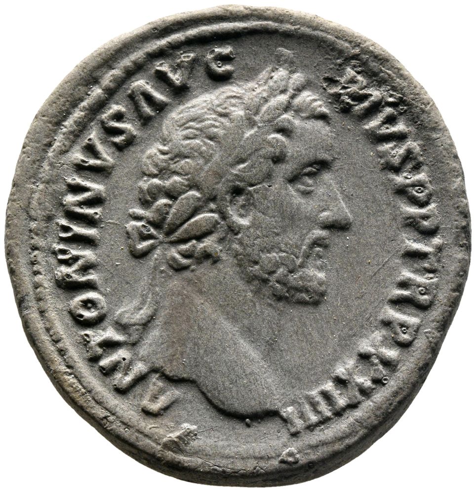 RIC III Antoninus Pius 1044 Antoninus Pius obverse, Head of Antoninus Pius, laureate, right