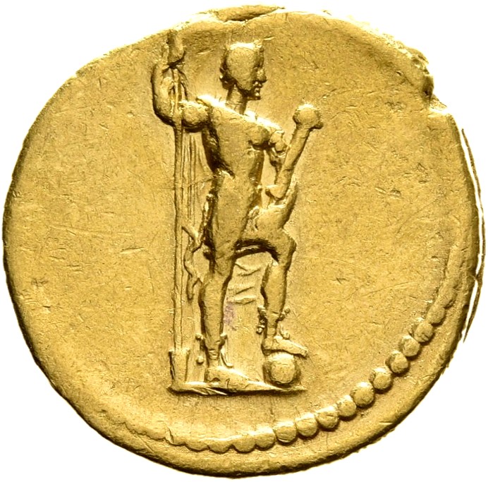 RIC III Antoninus Pius 105Ad Antoninus Pius reverse, Antoninus Pius, bareheaded,in military dress, standing right, left fo...