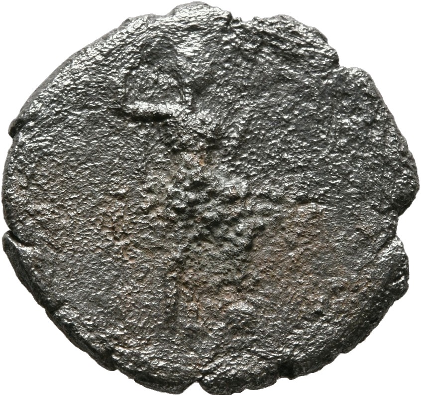RIC III Antoninus Pius 105Cc Antoninus Pius reverse, Antoninus Pius, bareheaded,in military dress, standing right, left fo...