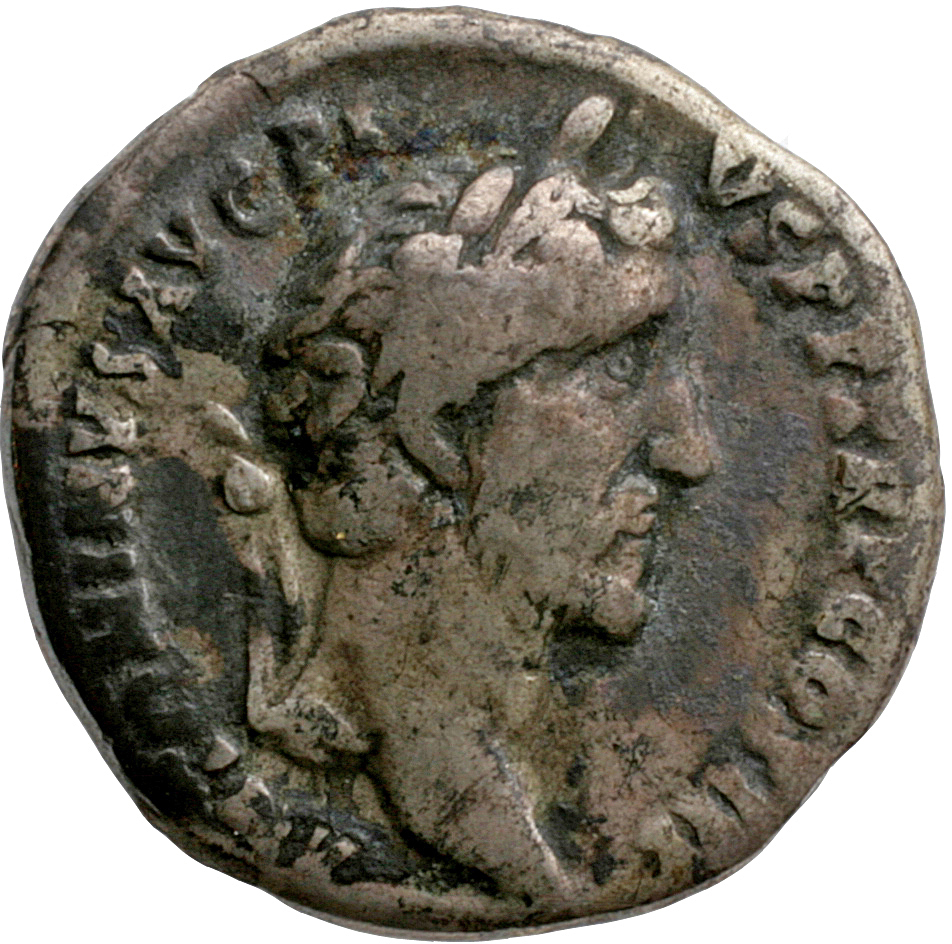 RIC III Antoninus Pius 111B Antoninus Pius obverse, Head of Antoninus Pius, laureate, right