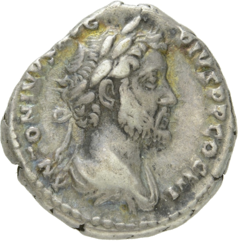 RIC III Antoninus Pius 111D Antoninus Pius obverse, Bust of Antoninus Pius, laureate, draped, right