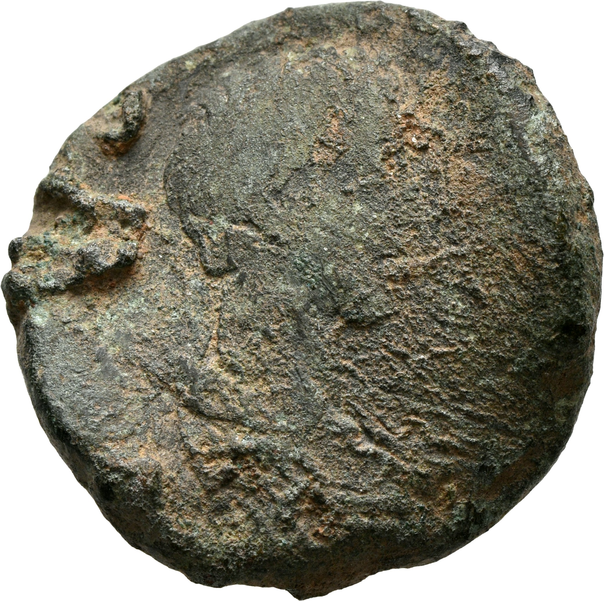 RIC III Antoninus Pius 1239 (dupondius) Antoninus Pius obverse, Head of Marcus Aurelius, bare, right