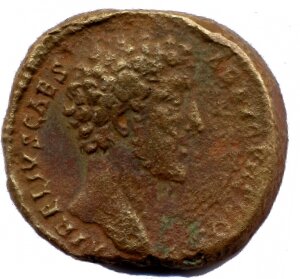 RIC III Antoninus Pius 1243A Antoninus Pius obverse, Head of Marcus Aurelius, bare, right