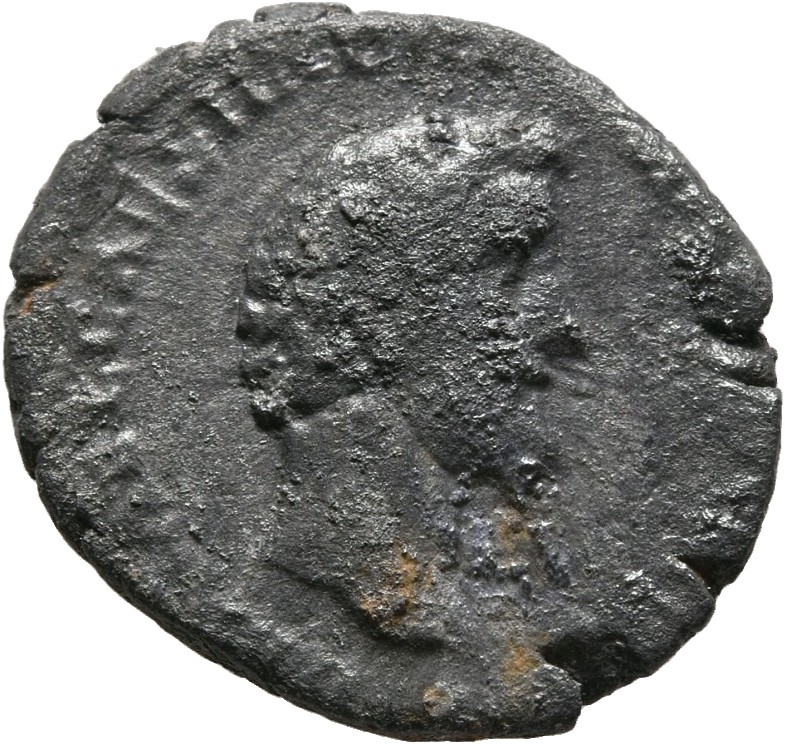 RIC III Antoninus Pius 12a Antoninus Pius obverse, Head of Antoninus Pius, bare, right