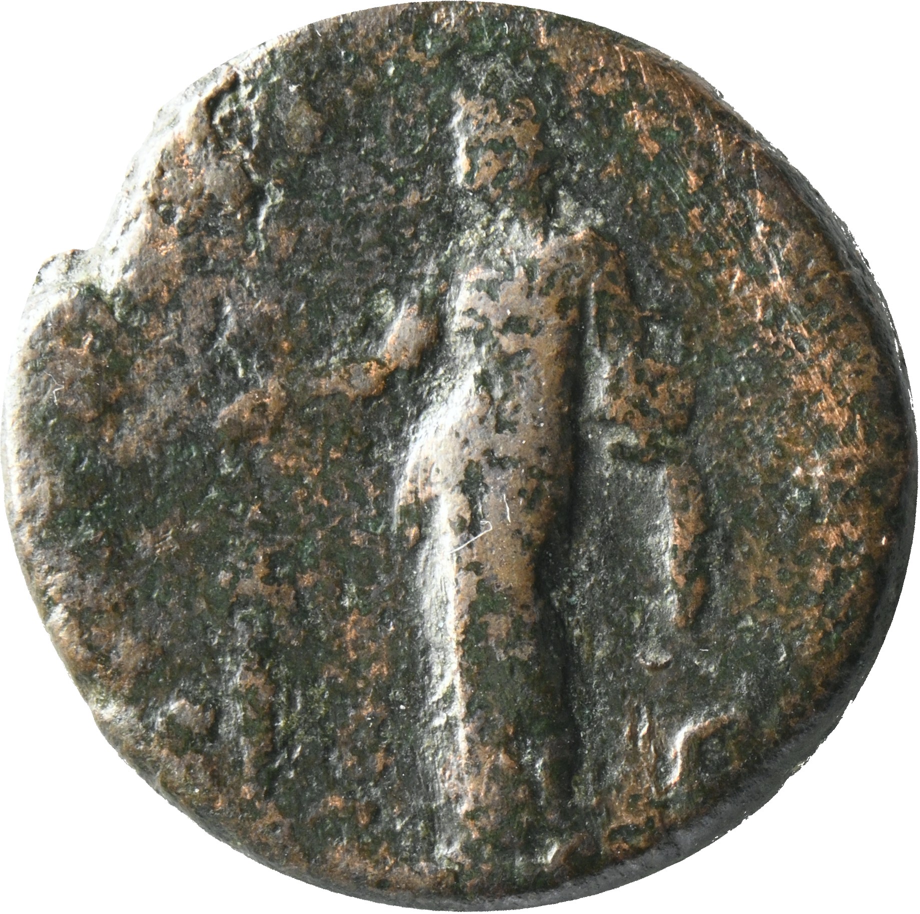 RIC III Antoninus Pius 1343A (as) Antoninus Pius reverse, Pietas, standing left, dropping grain of incense over altar or c...