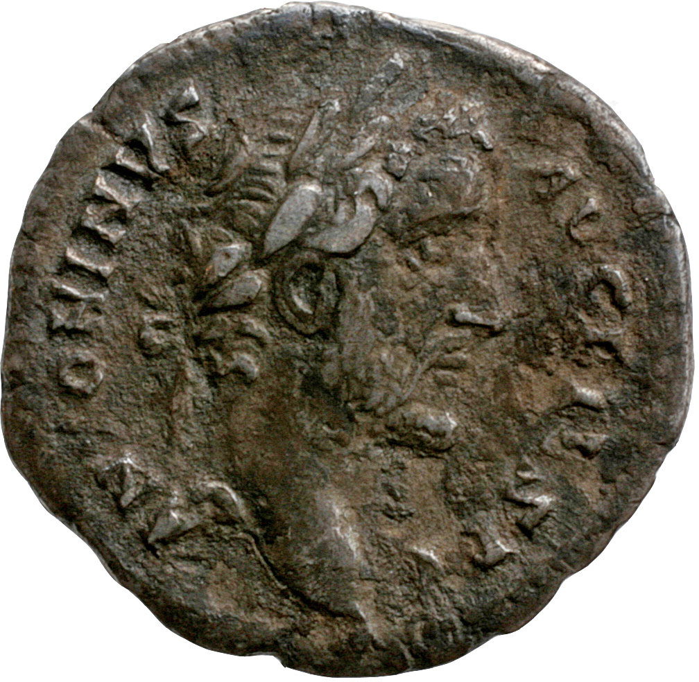 RIC III Antoninus Pius 136 Antoninus Pius obverse, Head of Antoninus Pius, laureate, right