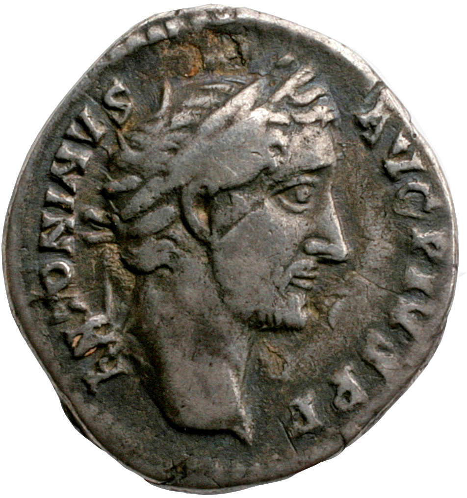 RIC III Antoninus Pius 137 Antoninus Pius obverse, Head of Antoninus Pius, laureate, right