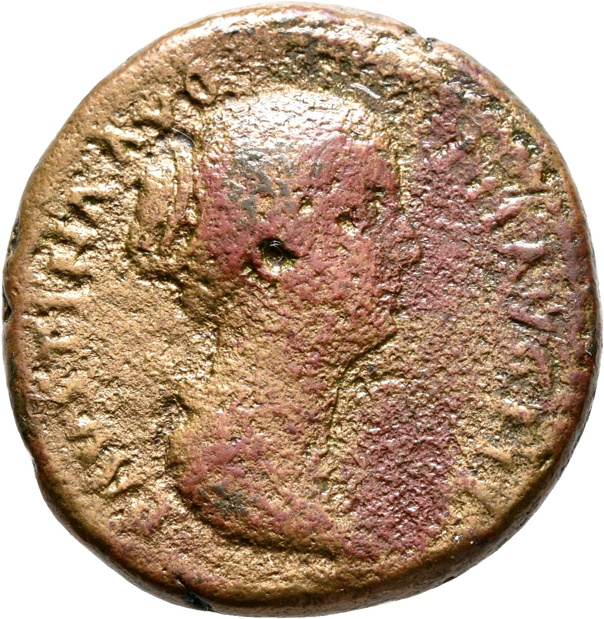 RIC III Antoninus Pius 1393 (dupondius) Antoninus Pius obverse, Bust of Faustina the Younger, draped, right, hair is elabo...