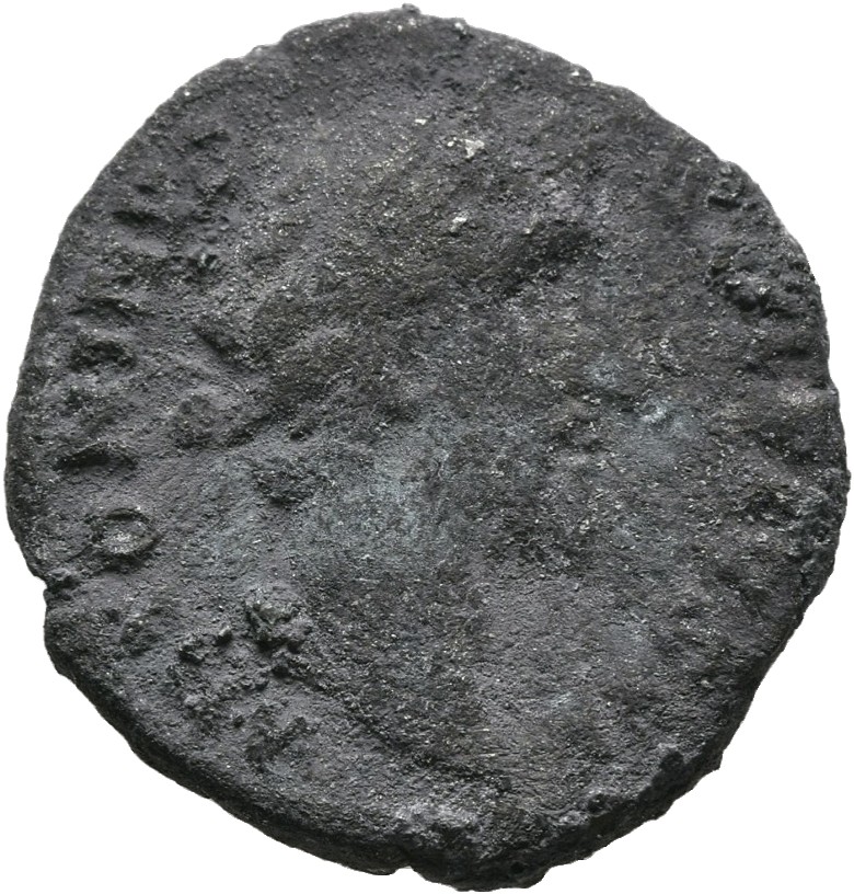 RIC III Antoninus Pius 150 Antoninus Pius obverse, Head of Antoninus Pius, laureate, right