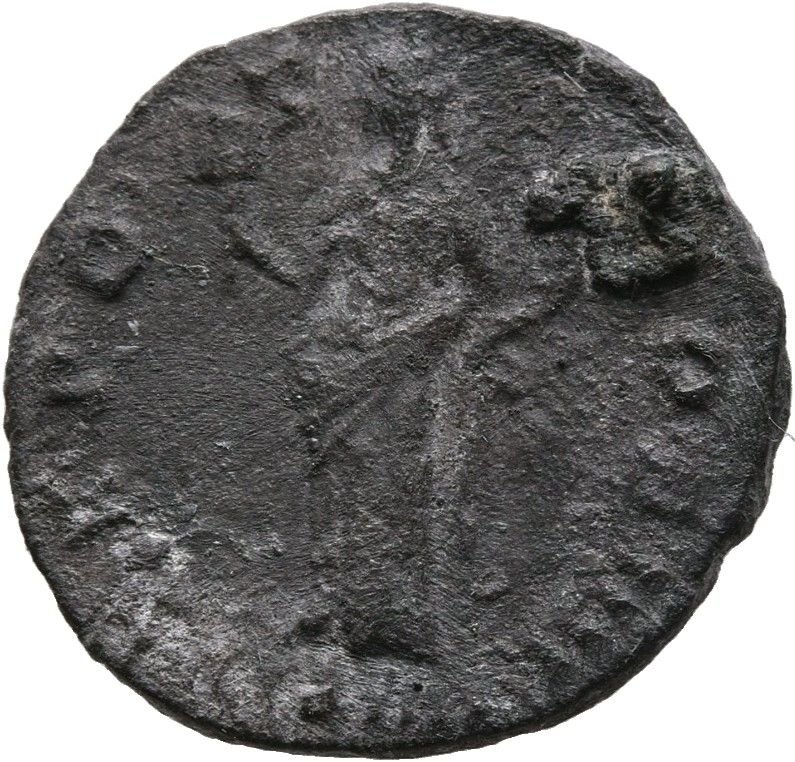 RIC III Antoninus Pius 155 (denarius) Antoninus Pius reverse, Liberalitas, draped, standing, left, holding abacus in right...
