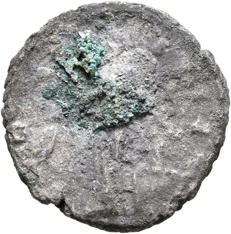 RIC III Antoninus Pius 163 Antoninus Pius reverse, Annona, draped, standing left, holding corn-ears and placing left hand ...