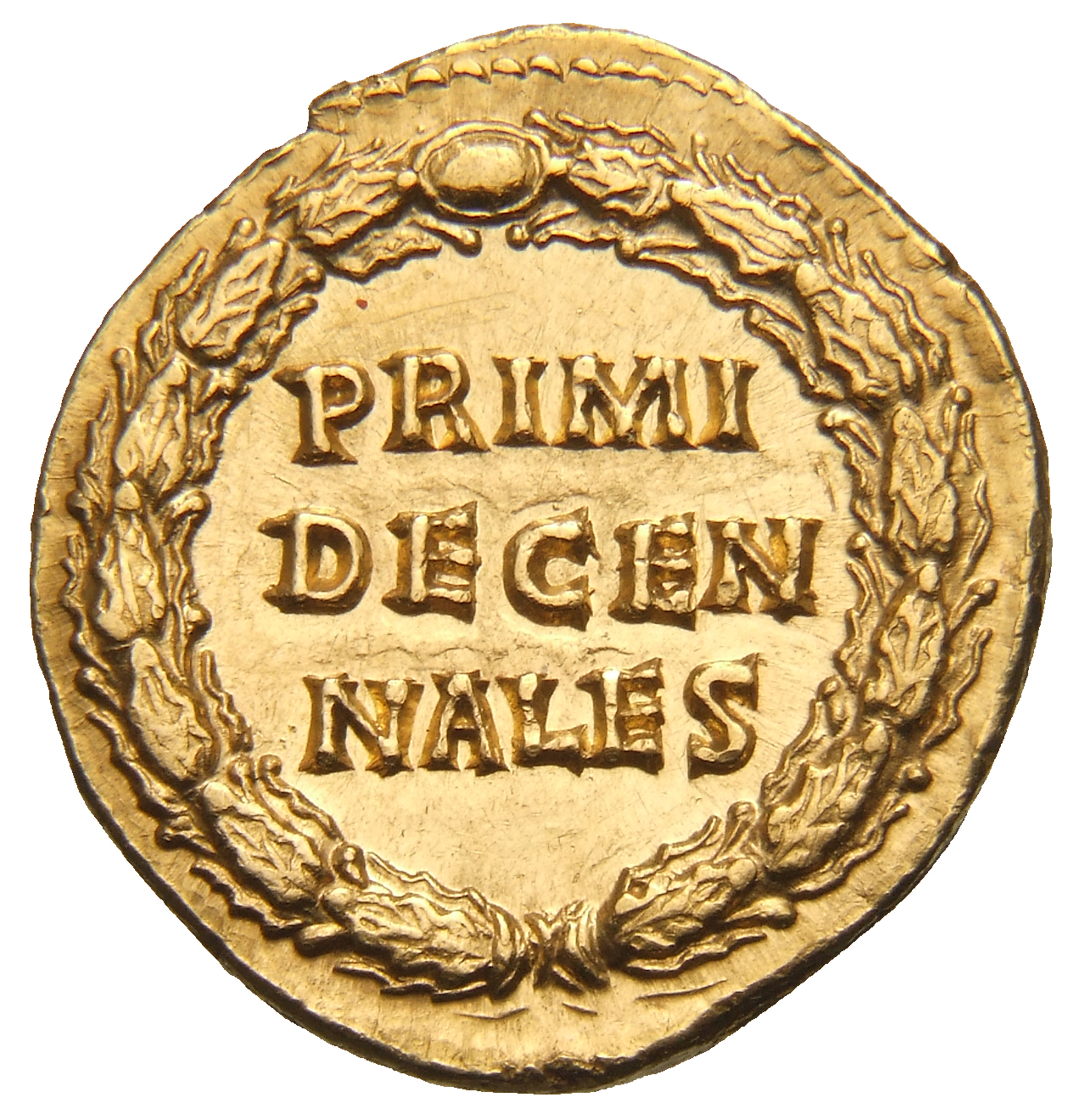 RIC III Antoninus Pius 173 Antoninus Pius reverse, Oak-wreath