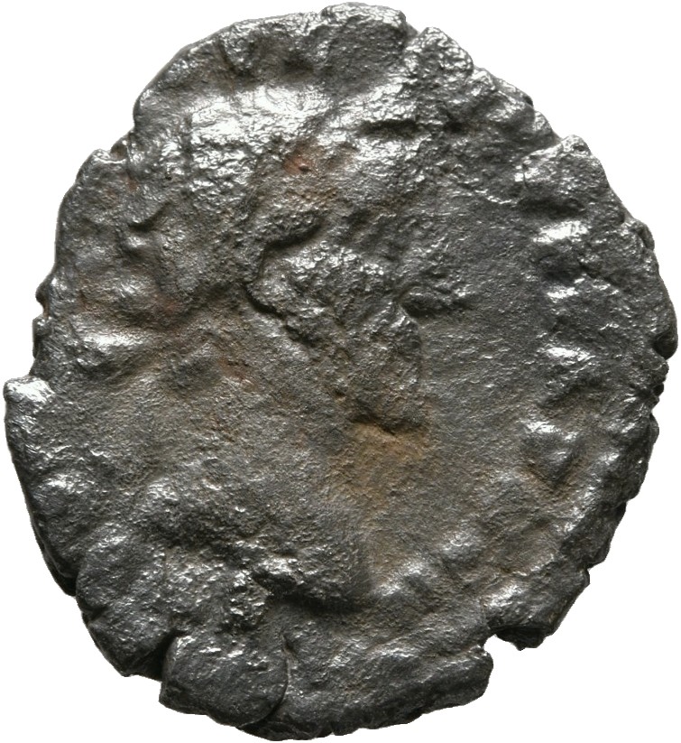 Antoninus Pius obverse — Head of Antoninus Pius, laureate, right