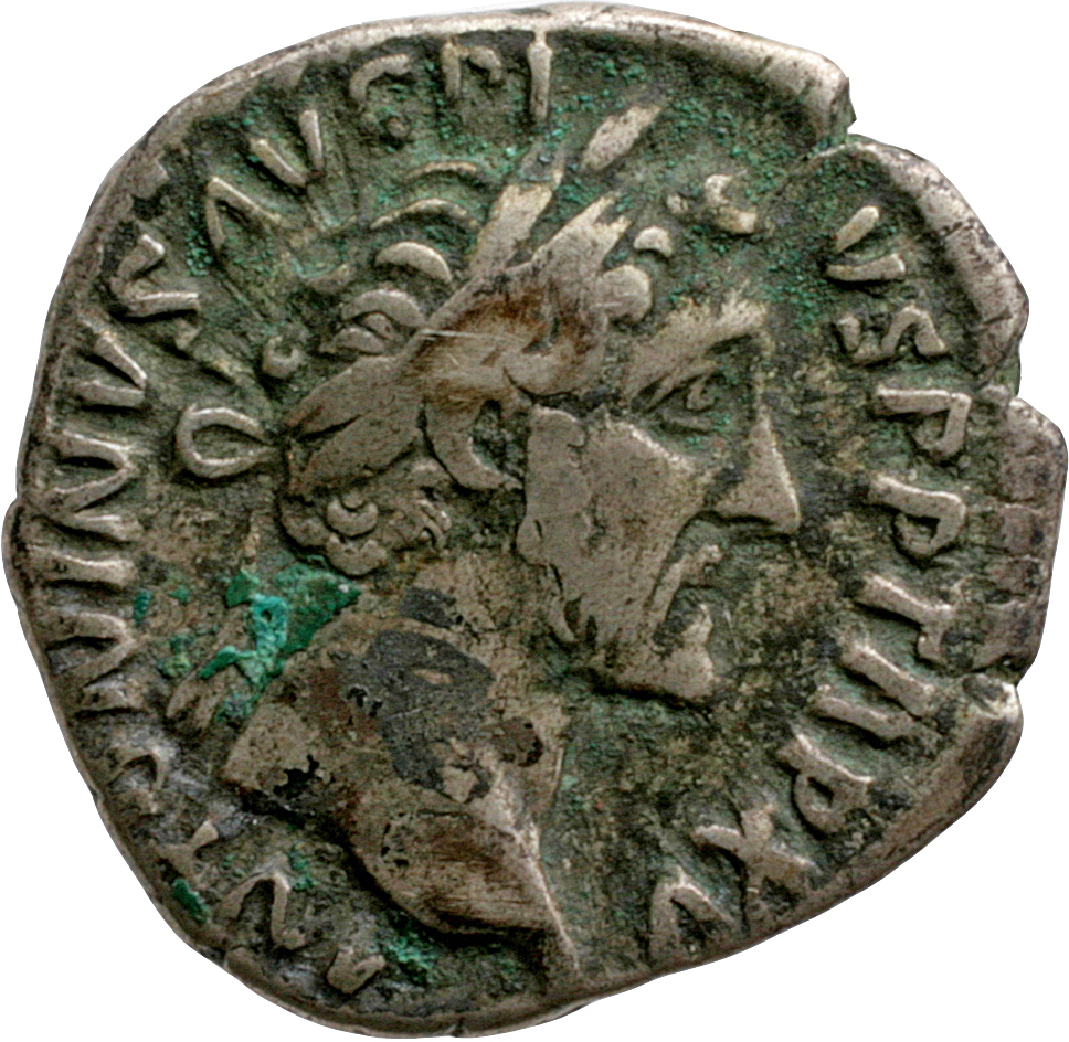 RIC III Antoninus Pius 203 Antoninus Pius obverse, Head of Antoninus Pius, laureate, right