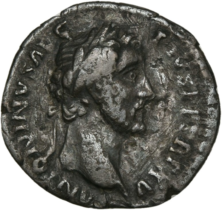 RIC III Antoninus Pius 204 Antoninus Pius obverse, Head of Antoninus Pius, laureate, right