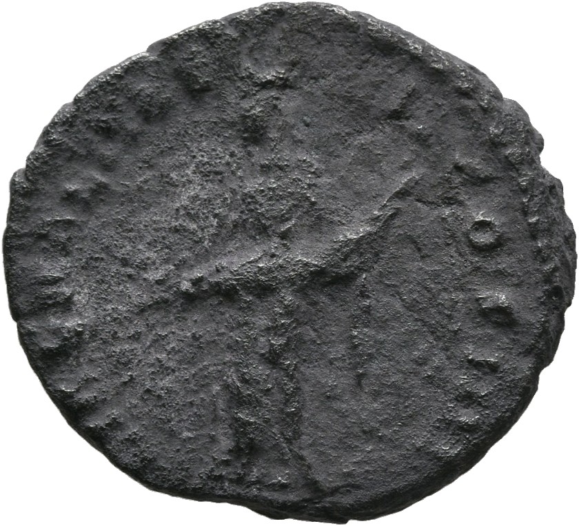 RIC III Antoninus Pius 228 Antoninus Pius reverse, Liberalitas, draped, standing left, emptying coins out of cornucopiae, ...