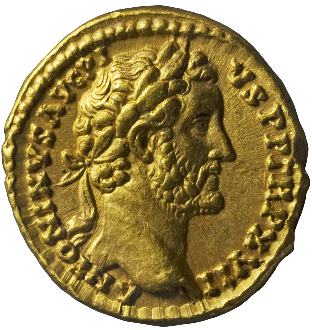 RIC III Antoninus Pius 233B Antoninus Pius obverse, Head of Antoninus Pius, laureate, right