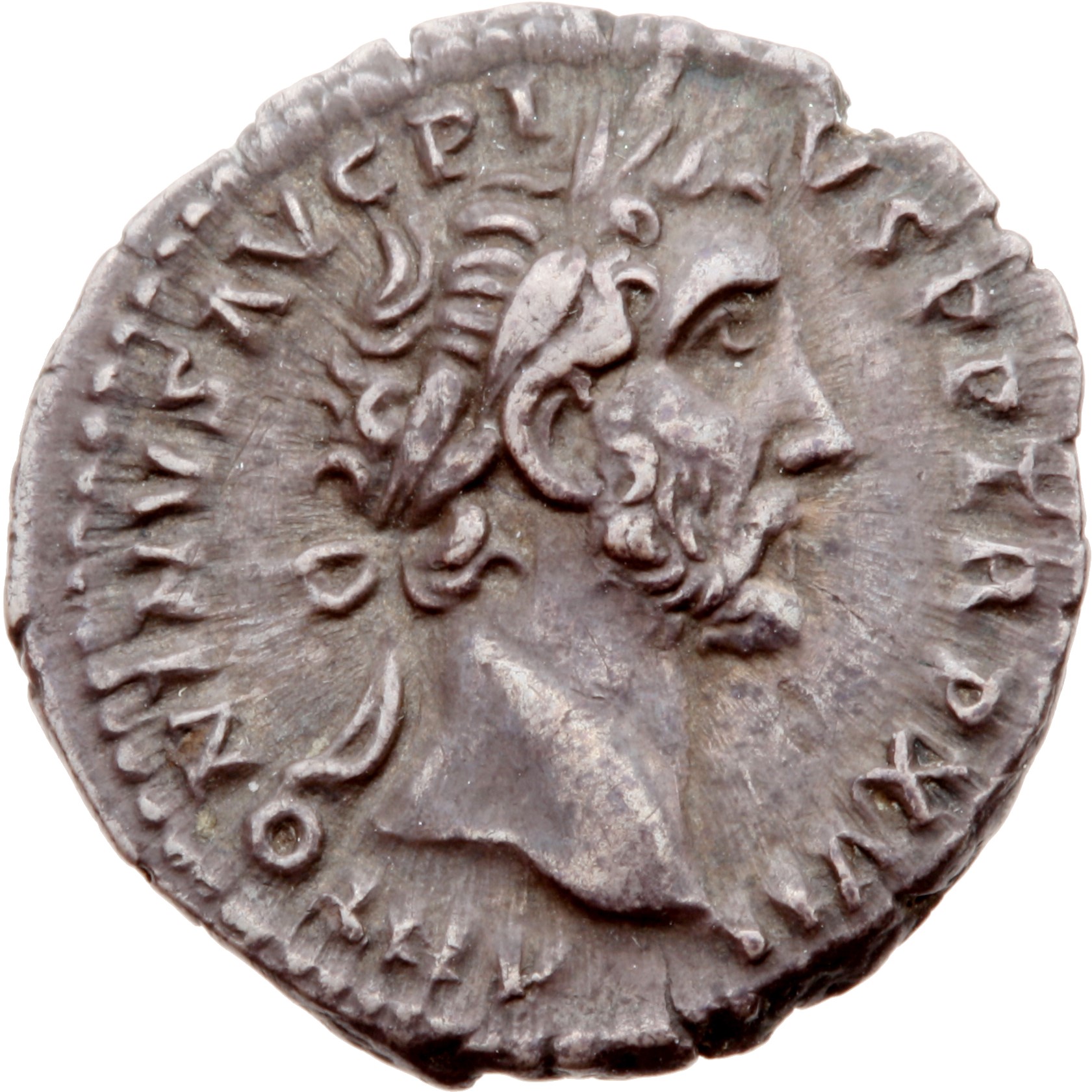 RIC III Antoninus Pius 234 Antoninus Pius obverse, Head of Antoninus Pius, laureate, right