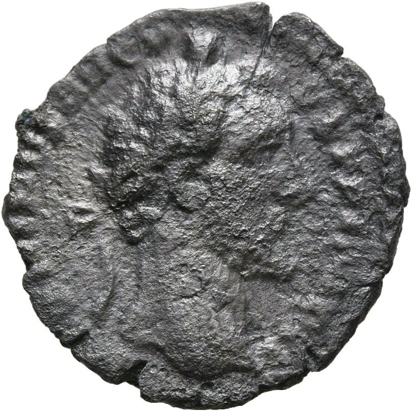 RIC III Antoninus Pius 248 (denarius) Antoninus Pius obverse, Head of Antoninus Pius, laureate, right