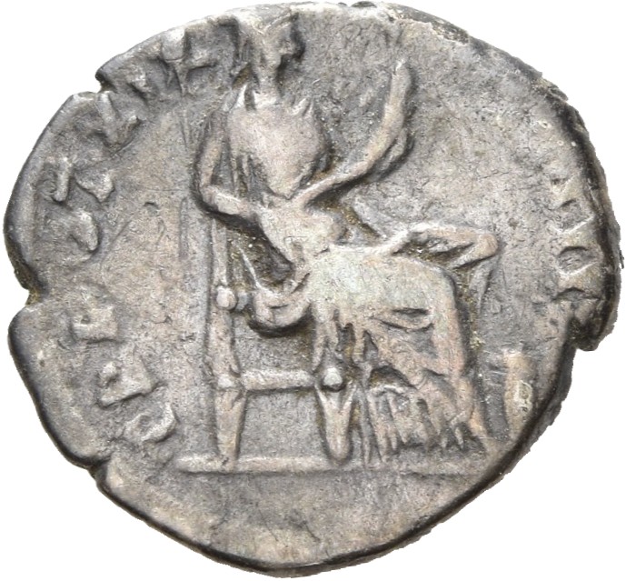 RIC III Antoninus Pius 250 Antoninus Pius reverse, Annona, draped, seated, right on throne holding cornucopiae in both han...